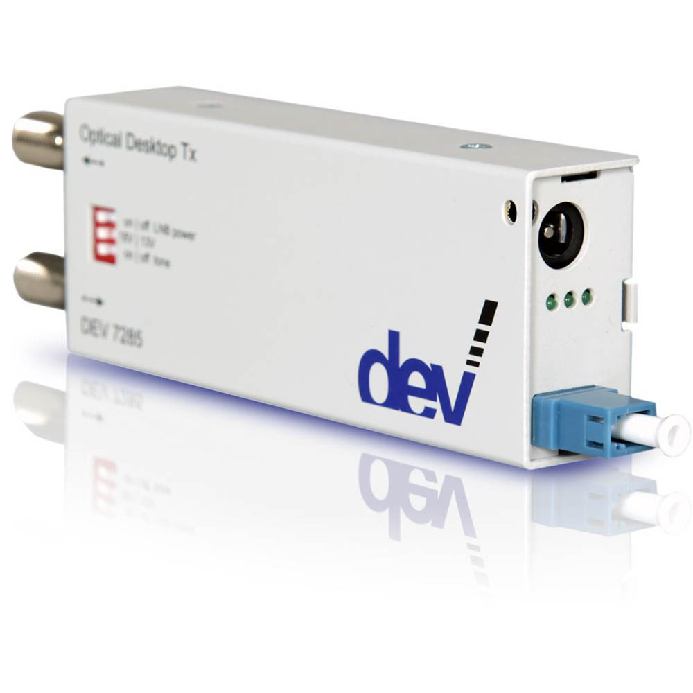 DEV 7287/7387 - передатчик/приемник оптический (ВОЛС) стационарный для передачи ТВ сигналов в кабельных сетях