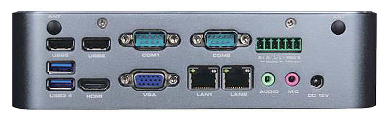 Задняя панель Sencore OmniHub XMINI - одноканальный транскодер для линейного вещания с ОТТ пакетайзером