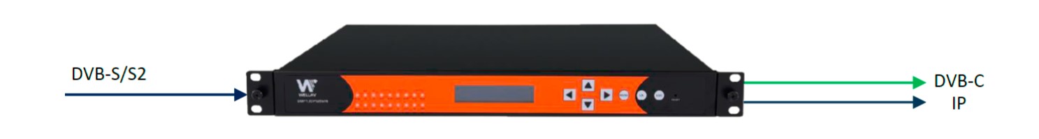 Головная станция для гостиницы или бизнес центра (DVB-C/IPTV) на базе универсальной мультимедийной платформы SMP100