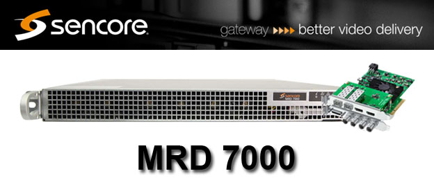 Sencore MRD 7000 – программный декодер (IP/ASI ресивер) 4К HEVC, H.264 или MPEG-2, HD/SD, 3G-SDI, 12G-SDI,SMPTE 2110