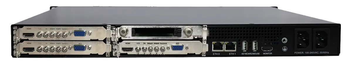 Sencore MRD8000 rear