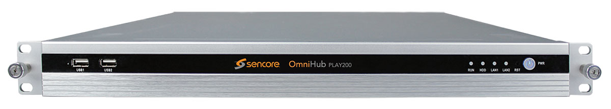 Стандартная комплектация Sencore OmniHub PLAY - Middleware IP TV для управления медиконтентом