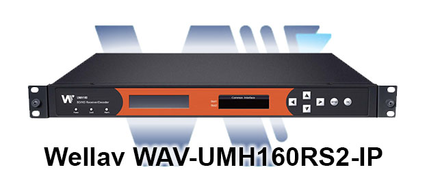 Поступили на склад профессиональные приемники-декодеры Wellav UMH160R в модификации WAV-UMH160RS2-IP